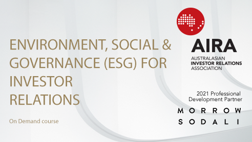 ESG for Investor Relations | On Demand